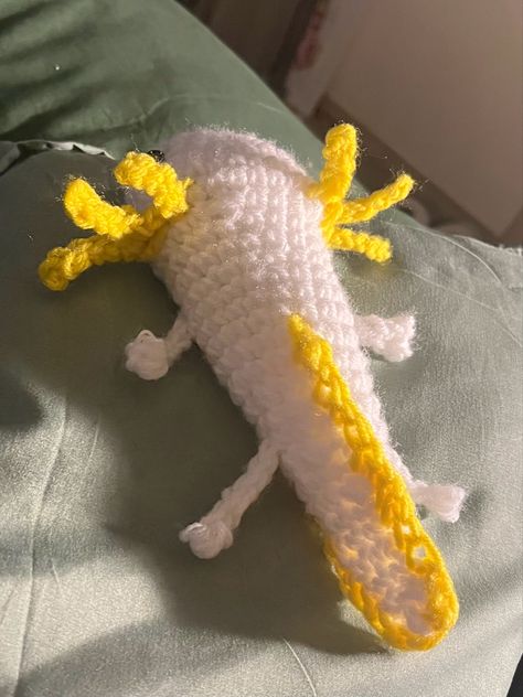 Crochet Axolotl, Crochet Toys, Amigurumi, Yarn, Toys, Crochet