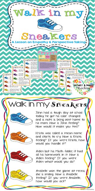 Walk In Someone Elses Shoes Activity, Empathy Lessons, Elementary School Counseling Lessons, Empathy Activities, School Counselor Resources, Teaching Empathy, School Counseling Lessons, Perspective Taking, Social Skills Groups