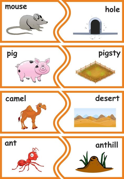 Farm Activities Preschool, Free Preschool Activities, Animals And Their Homes, Animal Habitat, Animal Worksheets, Kids Worksheets Preschool, Nursery Activities, Farm Activities, Kids Nursery Rhymes