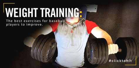 Baseball Weight Training, Baseball Exercises Training, Baseball Strength Training For Kids, Baseball Strength Training, Youth Baseball Drills, Weight Training Exercises, Pitching Drills, Baseball Workouts, Agility Workouts