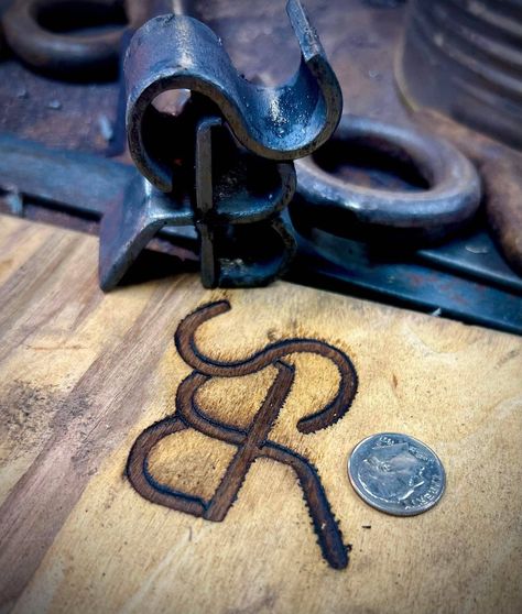 Brand Layout, Custom Branding Iron, Cattle Brands, Discount Design, Mini Brands, Branding Iron, Iron Hand, Brand Creation, Real Vintage