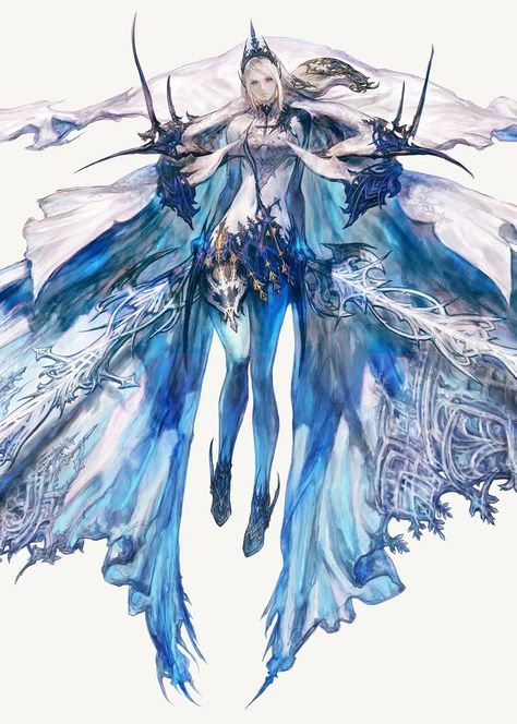 Jill Warrick Art, Shiva Final Fantasy Art, Kazuya Takahashi, Shiva Final Fantasy, Jill Warrick, Final Fantasy Collection, Final Fantasy Artwork, Final Fantasy X, Final Fantasy Art