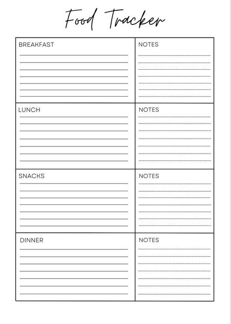 This planner has all the essentials needed for any food log, Diary or grocery shopping list. Organise your meals plans and more with this easy to use 4 part planning guide. This weekly meal planner will help you get organized and plan your meals out.  You can also make your grocery list while planning your meals and tracking what you currently have in your fridge/freezer and pantry.  Use the following PDFs as best fit for you. This planner includes the following pages: * Weekly Meal Planner & Gr Meal Diary, Food Journal Printable, Food Journal Template, Meal Plan Template, Kitchen Inventory, Food Diary Template, Meal Tracker, Template Food, Planning Template