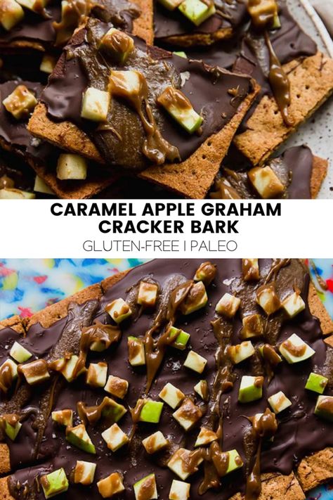 Graham Cracker Bark, Cracker Bark, Aip Foods, Unbound Wellness, Autoimmune Paleo Recipes, Chocolate And Caramel, Autoimmune Paleo, Diced Apples, Wellness Recipes