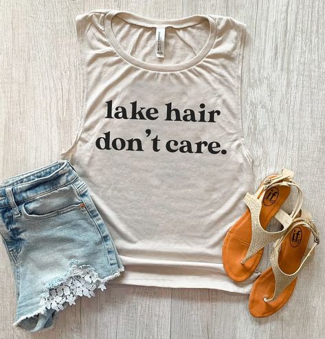 L A K E 💦 G I R L collection only from Boots + Roots Apparel! $26 tanks and tees. Ships with small business love from Celina, TX. Local pick up available. Bella and Canvas. #bootsandrootsapparel #lakelife #lake #lakeliving #lakehairdontcare Lake Hair, Lake Hair Styles, Lake Girl, Small Lady, Let Your Hair Down, Small Town Girl, Lake Life, Unisex Tshirt, Bad Hair