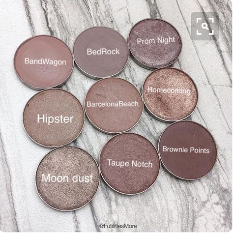 Taupe eyeshadows by makeup geek Taupe Eyeshadow, Make Up Cosmetics, Cake Face, Smoky Eyes, Makeup Obsession, Kiss Makeup, Makeup Geek, Makeup Goals, Love Makeup