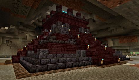 Minecraft Builds, Brick Building, Black Stone, Pyramid, Minecraft, Stairs, Stone, Building, Quick Saves