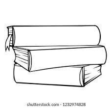 How To Draw A Stack Of Books, Book Stack Outline, Books Stacked Drawing, Stacked Books Drawing, Book Stack Drawing, Books Drawing Sketches, Stack Of Books Drawing, Stack Of Books Illustration, Bookmark Inspiration