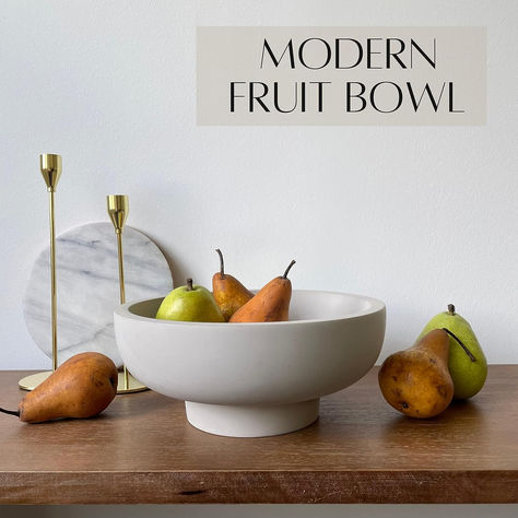 Concrete bowl is perfect for holding fruits. It can be safely washed with soap and water. Due to the porous nature of concrete, the bowl is not suitable for hot/prepared foods. Entryway Bowl, Bowl For Keys, Coffee Table Bowl, Modern Fruit Bowl, Large Decorative Bowl, Key Bowl, Concrete Bowl, Black Bowl, Pedestal Bowl