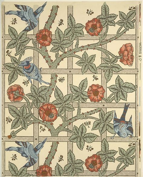 The Arts and Crafts Movement and William Morris Crafts Drawing, Color Activity, William Morris Wallpaper, Arts And Crafts For Adults, Arts And Crafts For Teens, Morris Wallpapers, Trellis Wallpaper, Arts And Crafts House, William Morris Art