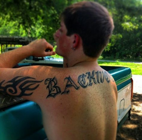 Southern Tattoos, Best Neck Tattoos, Good Tattoo Quotes, Haint Blue, Take Me To Church, Black Tattoo, Cute N Country, Country Men