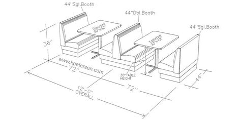 Booth Dimensions, Library Seating Area, Bar Booth, Table Booth, Creating Boundaries, Restaurant Booth Seating, Restaurant Floor Plan, Restaurant Booths, Booth Table