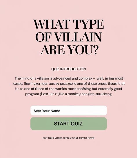 What Type Of Villain Are You How To Be The Villain, Female Villain Aesthetic Wallpaper, What Type Of Villain Are You, Villain Arc Aesthetic, Villain Era Aesthetic, Villain Quiz, If We Were Villains Aesthetic, Buzzerilla Viral, Buzz Quiz