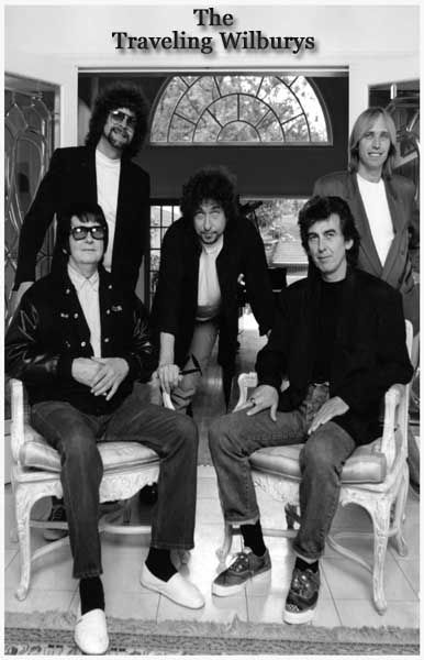 Traveling Wilburys - Wikipedia, the free encyclopedia Traveling Wilburys, Travelling Wilburys, Jeff Lynne, Roy Orbison, Musica Rock, Rock N Roll Music, Rock N’roll, Tom Petty, I'm With The Band