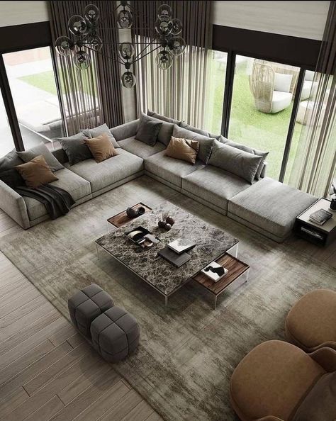 Sala Grande, Living Room Sofa Design, Design Room, Living Room Design Decor, Home Design Living Room, Living Room Decor Cozy, Decor Home Living Room, Living Room Decor Apartment, A Living Room