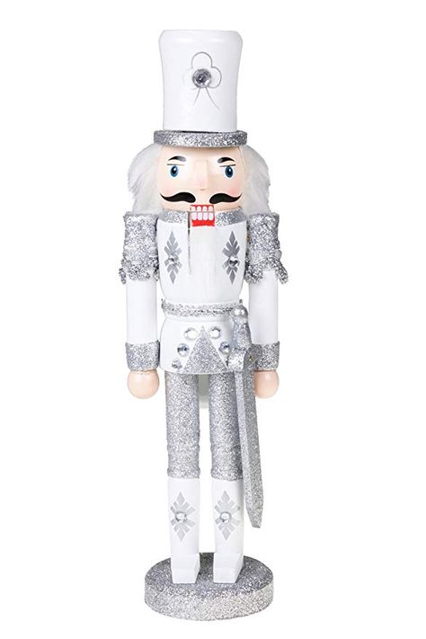 Nutcracker Crafts, Nutcracker Figures, Nutcracker Christmas Decorations, Silver Christmas Decorations, Nutcracker Soldier, Nutcracker Ornaments, Festive Holiday Decor, Silver Christmas, Nutcracker Christmas