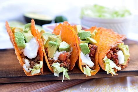 9 Ketogenic Recipes For Anyone On a Low Carb Diet - Hot Beauty Health Cheese Taco, Keto Ground Beef, Taco Shells, Low Carb Tacos, Beef Tacos, Ground Beef Tacos, Keto Taco, Keto Pancakes, Special Diet