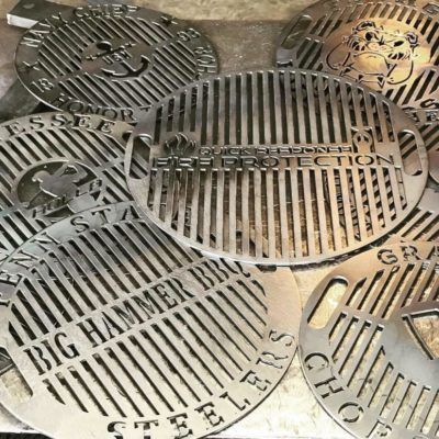 Custom Grill Grates, Custom Grill, Grilling Gifts, Grill Grates, Dry Well, Metal Works, Light Coat, How To Remove Rust, Metal Words