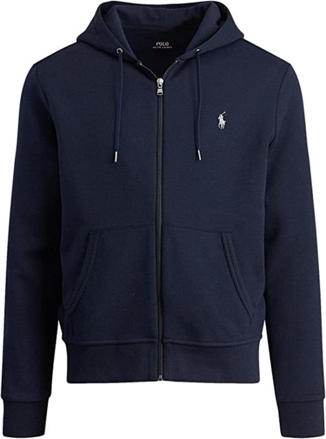 Ralph Lauren Store, Blue Jacket Men, Ralph Lauren Hoodie, Ralph Lauren Jacket, Outfit Check, Ralph Lauren Boys, Ralph Lauren Mens, Polo Sweater, Double Knit