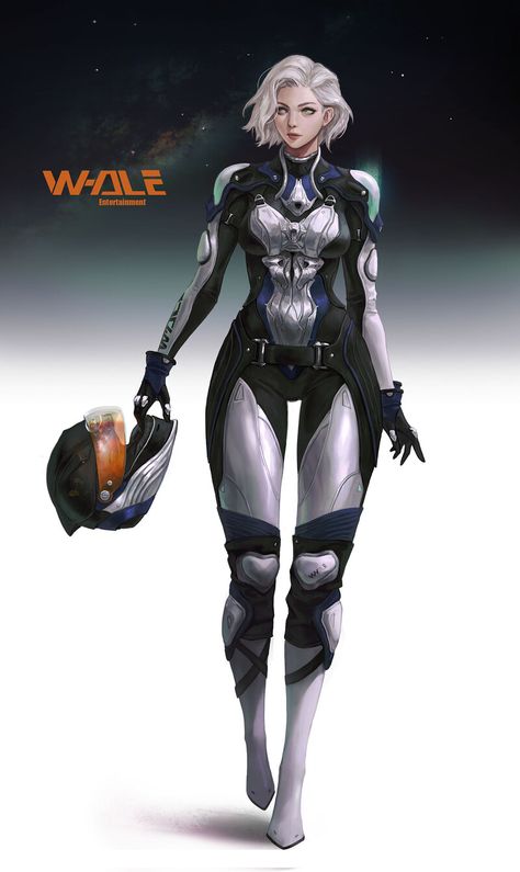 ArtStation - Whale, whata . Space Pilot, Space Soldier, Sci-fi Armor, Female Pilot, Lgbt Art, Daz Studio, Female Character, Digital Art Girl, Art References