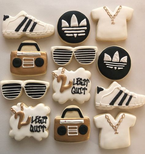 2 Legit 2 Quit Sugar Cookies Two Legit to Quit 90's - Etsy Two Legit To Quit Birthday, Hip Hop Birthday Party, Hip Hop Birthday, 2nd Birthday Party For Girl, Second Birthday Ideas, Quit Sugar, 2nd Birthday Party Themes, Hip Hop Party, First Birthday Party Themes