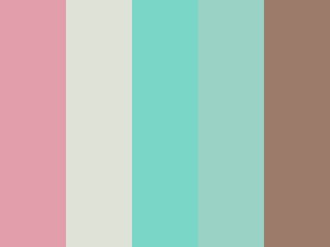 "teal and pink" by stepheni Pink Color Palette, Retro School, School Vibes, Brown Color Palette, Color Palette Pink, Teal And Pink, Bedroom Inspo, Book Reviews, Pink Brown