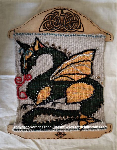 Wizard Library, Dragon Tapestry, Frame Loom Weaving, Crafts To Sew, Unicorn Tapestry, Weaving Book, Medieval Tapestry, Loom Weaving, Tapestry Weaving