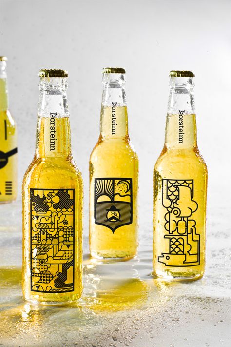 Þorsteinn (Thorsteinn) Beer - Fonts In Use Beer Image, Beer Bottle Design, Alcohol Packaging, Bottle Images, Cool Packaging, Beer Packaging, Beer Bottles, Beer Brands, Beer Design