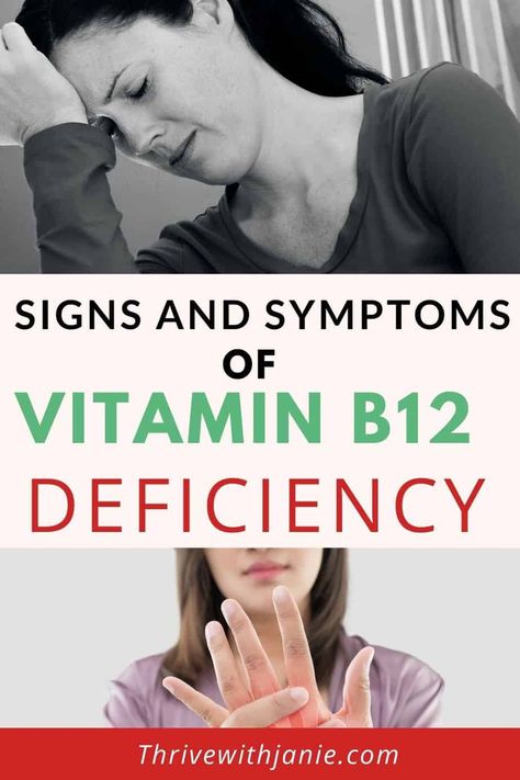 What are the signs and symptoms of vitamin B12 deficiency? - Thrive With Janie Vitamin B12 Benefits, B12 Benefits, Low Vitamin B12, Mouth Problems, Causes Of Fatigue, Folate Deficiency, B12 Deficiency Symptoms, Magnesium Deficiency Symptoms, Brain Health Supplements