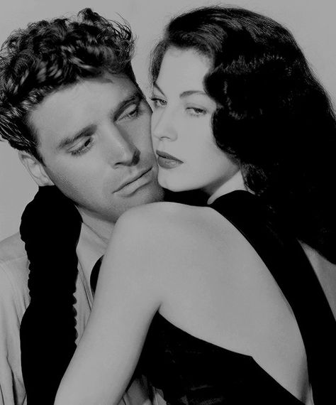 Old Hollywood Aesthetic, Burt Lancaster, Vintage Hollywood Glamour, Hollywood Couples, Couple Poses Reference, Vintage Couples, The Killers, Ava Gardner, Classic Movie Stars