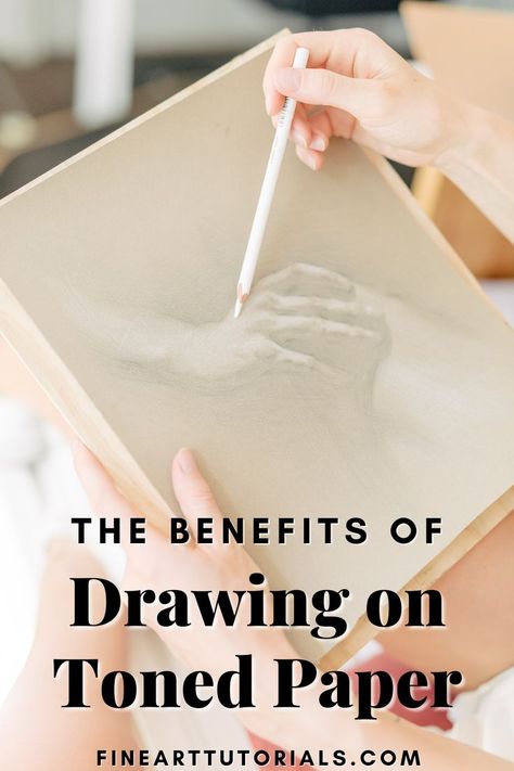 Beginner Drawing Lessons, Sketching Tips, Easy Drawings For Beginners, Drawing Tutorials For Beginners, Trending Ideas, Drawing Exercises, Drawing Process, Toned Paper, Easy Learning