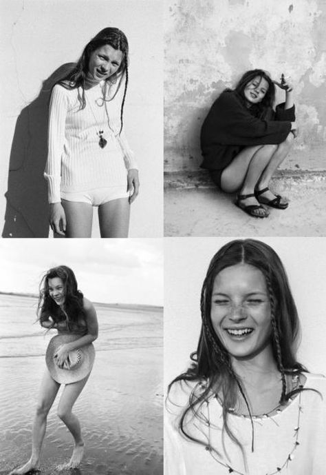 Kate Moss Beach, 90s Fashion Icons, Supermodel Body, Kate Moss 90s, Kate Moss Style, Queen Kate, Foto Inspiration, Kate Moss, Fashion Shoot