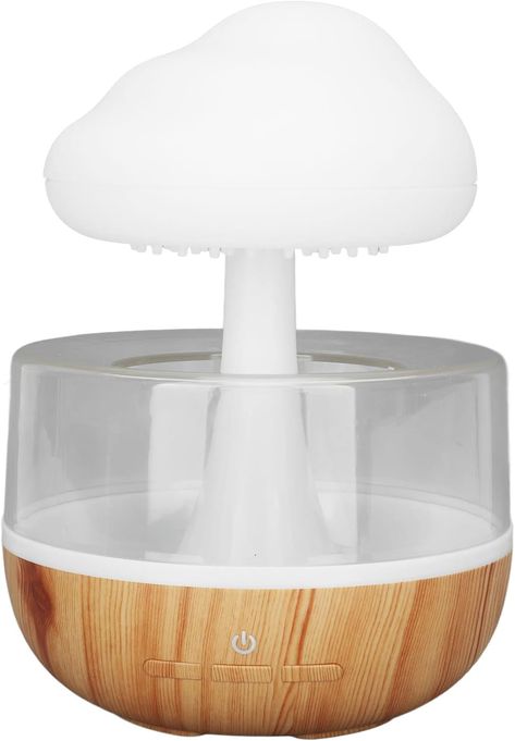 Rain Cloud Humidifier, 7 Led Light Water Drip Cute Essential Oil Diffuser Raining Cloud Night Light Aromatherapy Quiet Humidifier for Bedside Sleeping Relaxing Decoration Desk Fountain, Cloud Humidifier, Cloud Night, Relaxing Decor, Cloud Night Light, Scented Oil Diffuser, Aromatherapy Humidifier, Water Drip, Essential Oil Set