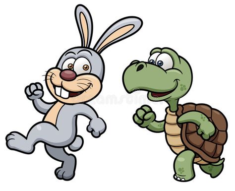 Cartoon Rabbit and turtle. Vector illustration of Cartoon Rabbit and turtle , #AFF, #Rabbit, #Cartoon, #turtle, #illustration, #Vector #ad Rabbit And Turtle, Van Cartoon, Rabbit And Tortoise, Turtle Mascot, Tortoise Drawing, Rabbit Artwork, Sao Bento, Rabbit Wallpaper, Rabbit Drawing