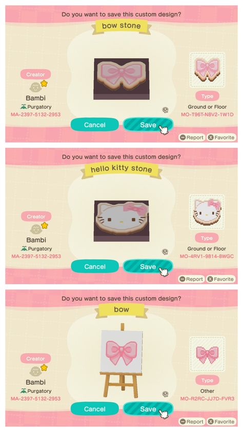 Kawaii Acnh Path Codes, Animal Crossing Kiosk Codes, Acnh Box Design, Acnh Clothes Design Id Hello Kitty, Kimono Acnh Code, Animal Crossing Island Ideas Beginner, Cute Acnh Catchphrases, Cute Animal Crossing Names, Animal Crossing Bed Patterns