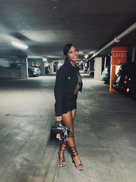 club outfit idea #blackgirlmagic #clubwear #blackgirloutfits Parking Garage Pics, Garage Pics, Club Outfit, Club Outfit Ideas, Parking Garage, Pose Ideas, Club Outfits, Outfit Idea, Garage