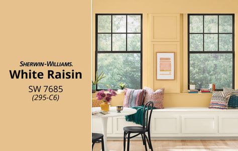 Gentle Grape SW 9074 - Purple Paint Color - Sherwin-Williams Raisin Paint Color, Purple Paint Color, Yellow Paint Color, Purple Paint Colors, Yellow Paint Colors, Yellow Paint, Purple Paint, Sherwin Williams Paint Colors, Paint Projects