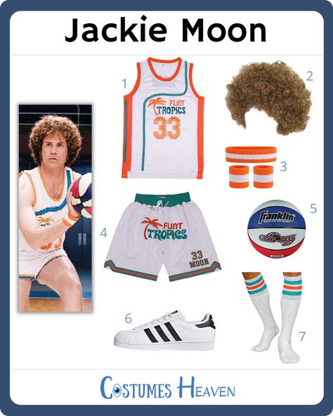 Jackie Moon Costume, Jackie Moon, Moon Costume, Semi Pro, Easy Cosplay, Afro Wig, One Hit Wonder, Will Ferrell, Afro Wigs