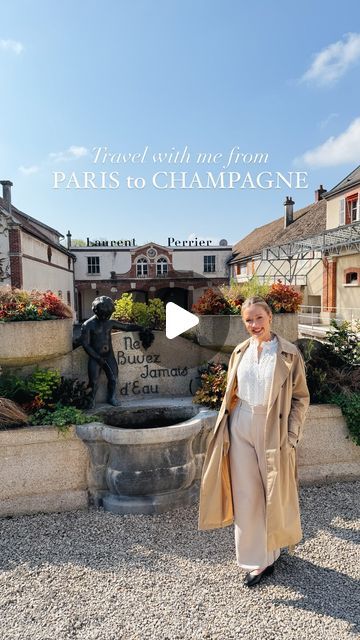 Lexi Stephens | Wine & Travel Creator on Instagram: "Paris ➡️ Champagne day trip🍾 (pt.1)

Champagne has been top of my wine travel bucket list for a while, & I’m so thankful I finally got to visit.

Located just a 45-minute train ride from Paris, the Champagne region makes for the perfect day trip. You’ll take the train from Paris to Reims, a small city known as the unofficial capital of Champagne. And while you can hire a car to visit Champagne houses outside of the city, there’s also plenty to do within the city center & even a few champagne houses within walking distance of the train station (more on that in part 2!)✨

My first visit in Champagne was to @champagnelaurentperrier - for a deeper dive on the wines I tasted, visit my static post that recaps my experience here, or see my “Ch Houses Outside, Champagne Region France, Paris Champagne, Champagne France, Champagne Region, Magical Adventure, Instagram Paris, Small City, Wine Travel