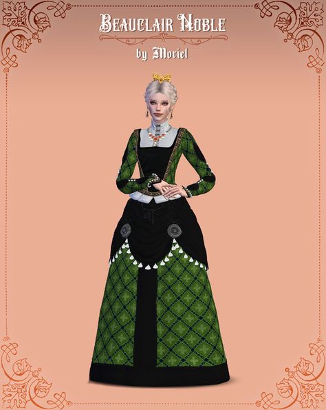 Skyrim Clothes, Medieval Outfit, Tudor Dress, Sims Medieval, Medieval Clothes, Save Outfits, Sims Games, Sims 4 Dresses, Sims4 Clothes