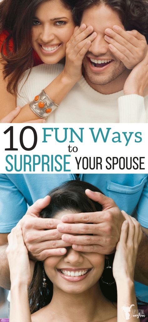 Fun ways to Surprise your Spouse Birthday Gifts For Wife, Surprise Date, Marriage Is Hard, Family Projects, Anniversary Surprise, Surprises For Husband, Marriage Couple, Birthday Gifts For Husband, Wife Birthday