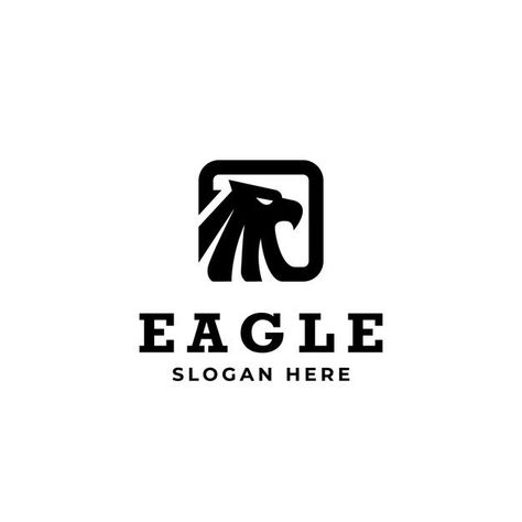 Sharp Eyes, Eagle Face, Shape Logo, Adventure Logo, Clinic Logo, Badge Template, Eye Logo, Logo Idea, Bird Logos