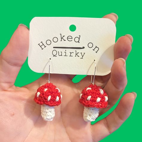 Elevate your accessory game with our charming Red Mushroom Earrings! Handcrafted with care, these micro crochet beauties add a whimsical touch to any outfit. 🍄✨ #HandmadeJewelry #CrochetEarrings #MushroomMagic Imagine Me, Red And White Mushroom, White Mushroom, Micro Crochet, Mushroom Earrings, Red Mushroom, Party Kleidung, Fun Fashion, Etsy Australia