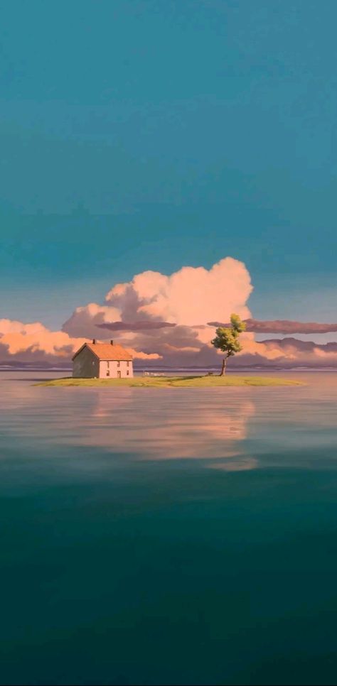 Studio Ghibli Nature Wallpaper, Ghibli Phone Background, Studio Ghibli Sunset, Studio Ghibli Aesthetic Scenery, Studio Ghibli Clouds, Gibli Studio Wallpaper, Studio Ghibli Wallpaper Aesthetic, Gibli Studio Aesthetic, Ghibli Clouds