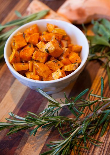 Sage Brown Butter Sweet Potatoes White Pepper, Vegetarian Paleo, Brown Butter, Paleo Gluten Free, Sweet Potato, Side Dishes, Butter, Stuffed Peppers, Baking