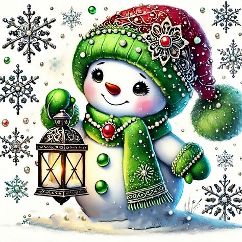 Merry Christmas Images Beautiful, Retro Christmas Images, Christmas Decorating Themes, Snowman Pictures, Cute Christmas Clipart, Vintage Christmas Art, Peace On Earth Christmas, Snowman Images, Snowman Clipart