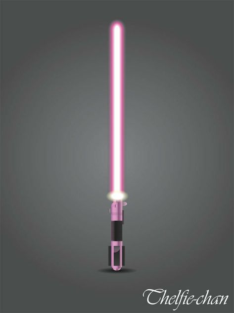 Pink Lightsaber, Hana Aesthetic, Pink Man, Jedi Robe, Pink Drawing, Be With Me, Abstract Graphic Design, Star Wars Light Saber, Pink Men