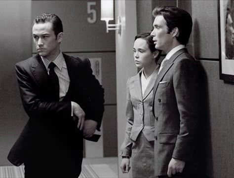 Ellen Page Inception, Inception Joseph Gordon Levitt, Arthur And Ariadne, Inception Arthur And Ariadne, Joseph Gordon Levitt Inception, Arthur Inception, Cillian Murphy Inception, Nolan Movies, Inception Movie