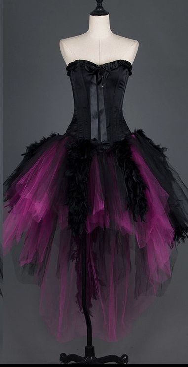 Clown Dress, Purple Goth, Ballerina Outfit, Audrey Dress, Fashion Drawing Tutorial, Preformance Outfits, Goth Wedding, Costume Themes, Doll Costume