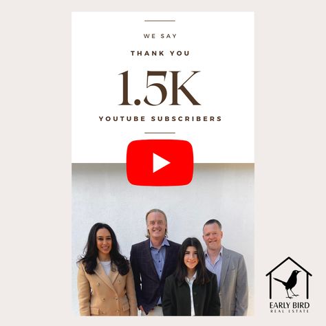 5k Subscribers, Los Angeles Real Estate, Youtube Subscribers, North Hollywood, For Your Love, Love And Support, Compass, Youtube Channel, Vision Board